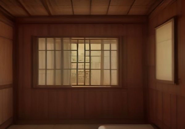 剪辑室内多块显示器同时播放对比画面的工作场景，冷蓝光线突出后期修复审片的专业感